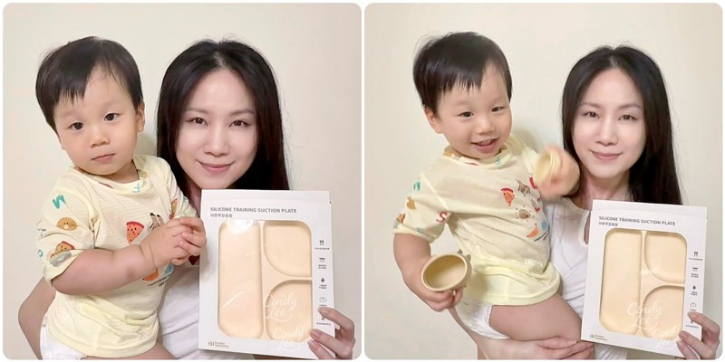 [育兒] 媽咪學苑【赫媽咪寶寶矽膠餐具組+水杯+剪刀+恐龍組